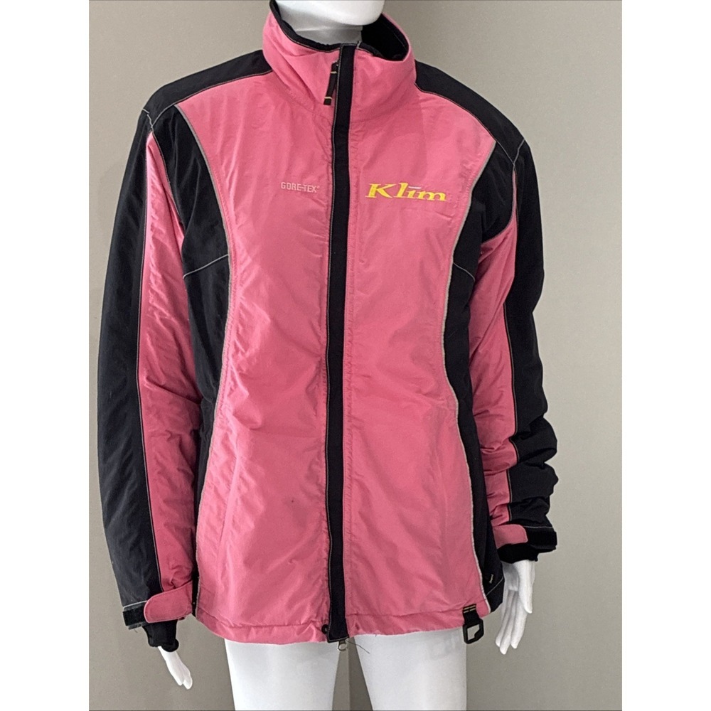 Klim Snowmobile Jacket Womens Medium Pink  Gorpcore Weather Fortified Waterproof
